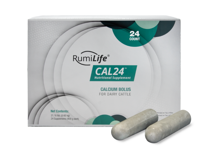 RumiLife® CAL24™ packaging with boluses